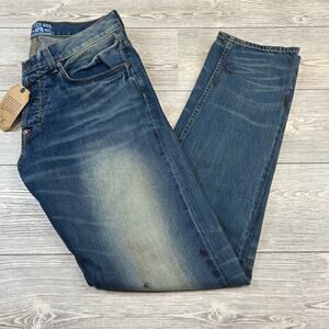 Gilded Age Men’s Ink Splatter Denim Jeans NWT Size 34 Made in USA